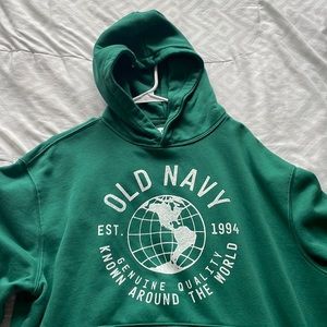 Mens Green Old Navy Hoodie